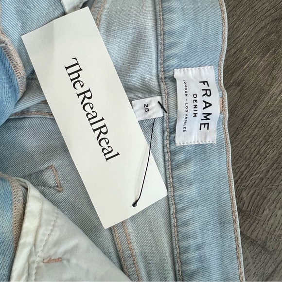 Frame Denim Light Blue Flare Jeans - Picture 5 of 6